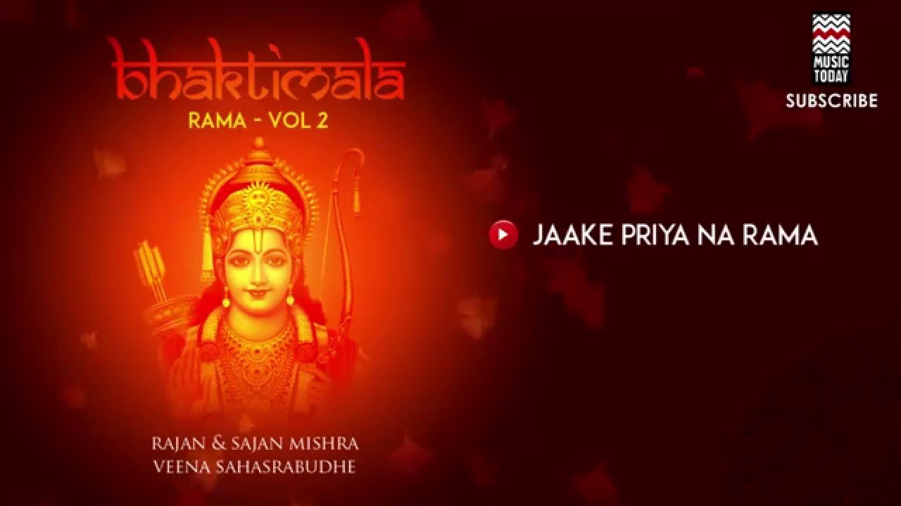 Jaake Priya Na Rama - Rajan & Sajan Mishra | Veena Sahasrabudhe | Music Today