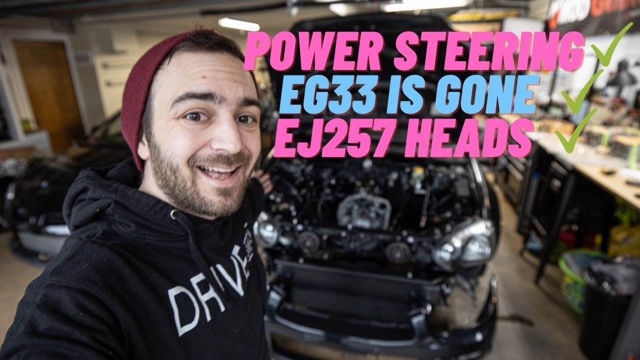 Finally Back on Track! Chase Bays Power Steering Kit and Our EJ257 Heads are back!