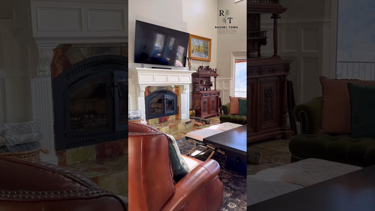 Castle in Back Mountain #LuxuryRealEstate #DreamHome #MountainLiving #BlackMountainNC
