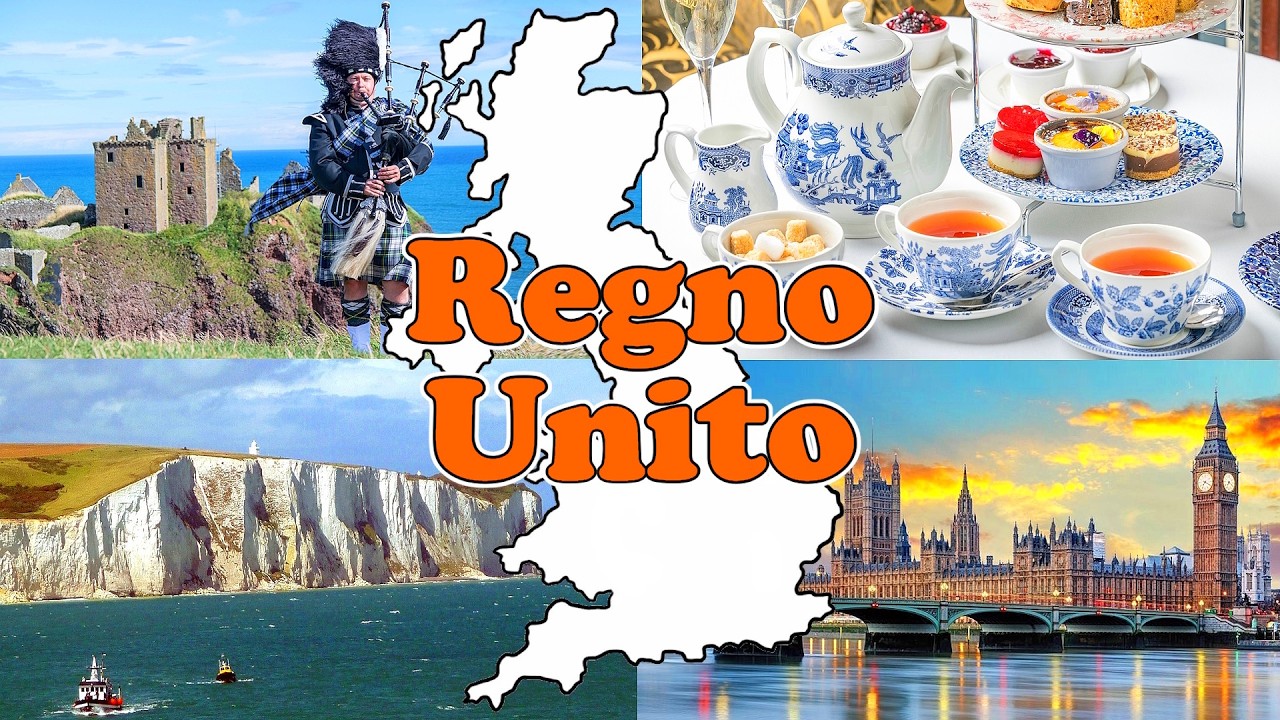 🫖👸🏻 REGNO UNITO - Gli Stati Europei (Geografia, Scuola Secondaria) 🗺️