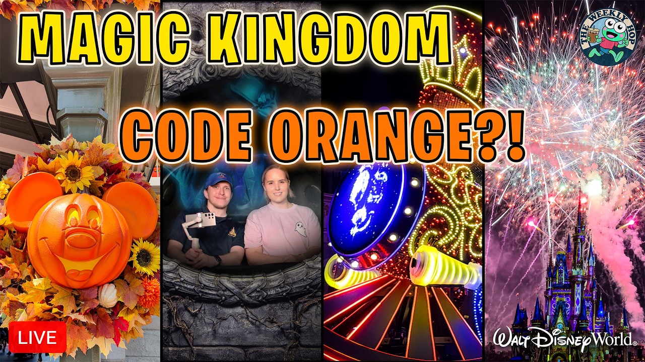 🔴 LIVE: Magic Kingdom | CODE ORANGE Halloween 2026 + Rides, Happily Ever After & Starlight Parade!