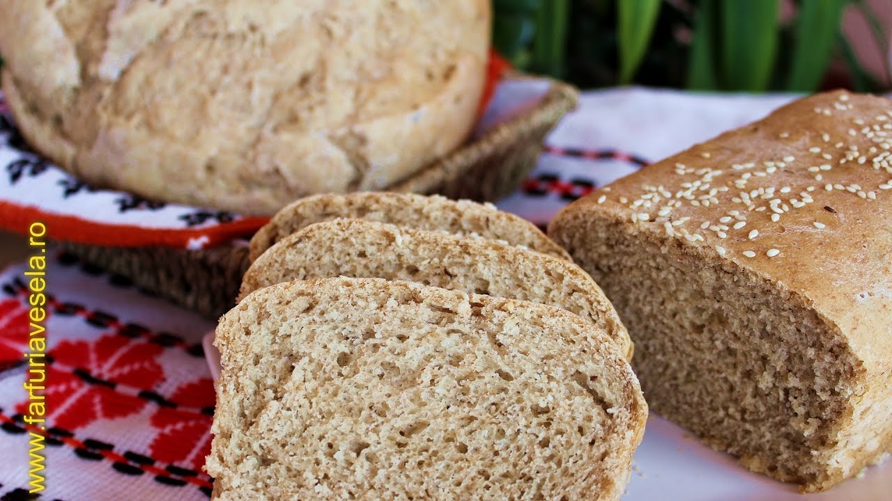 Paine de casa cu faina integrala | Farfuria vesela