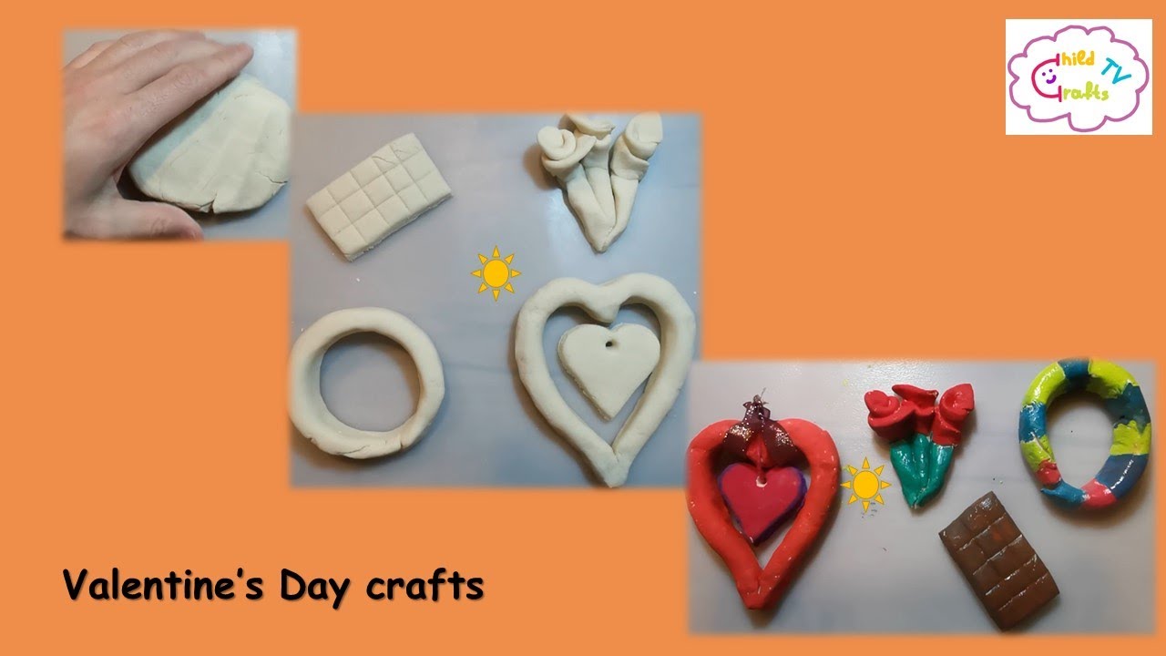 Happy valentine's day salt dough crafts! Lovely DIY creations