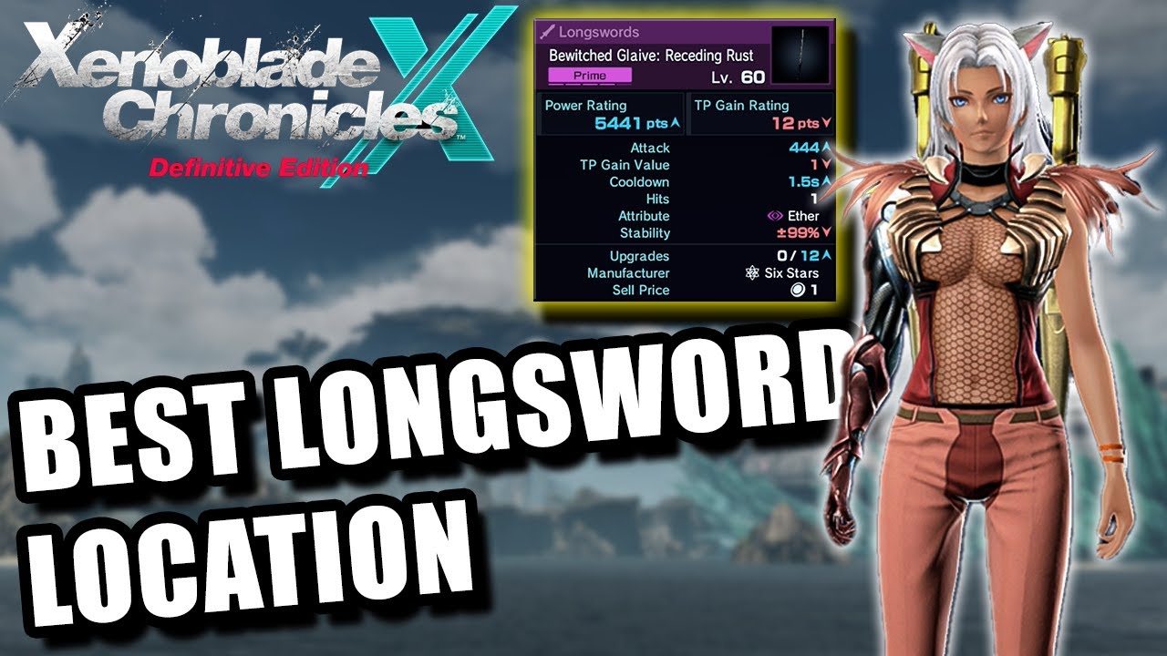 2nd Best Longsword Location | Bewitched Glaive Receding Rust | Xenoblade Chronicles X