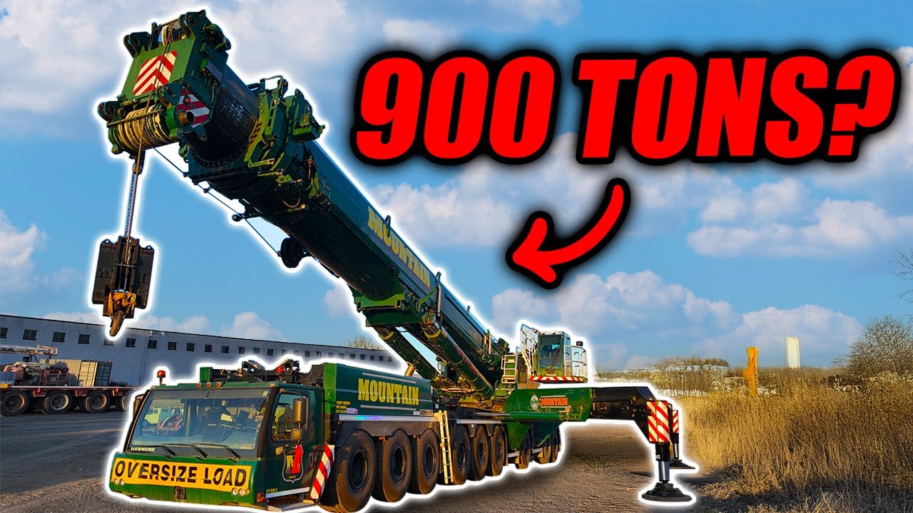 Экскурсия по крану MASSIVE: мы забрались внутрь 900-тонного крана!