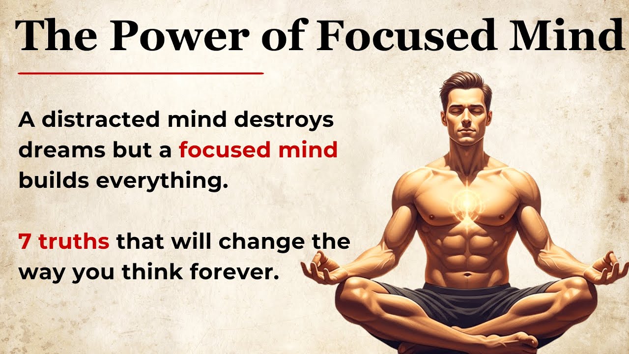 🥇The Power of a Focused Mind – Reprogram Your Mind || Graded Reader || Improve Your English FAST✅