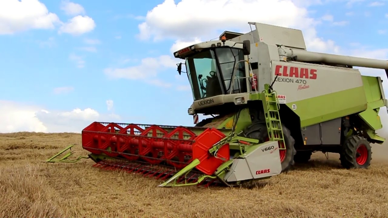 Żniwa 2017 ! - Claas Lexion 470 Montana !