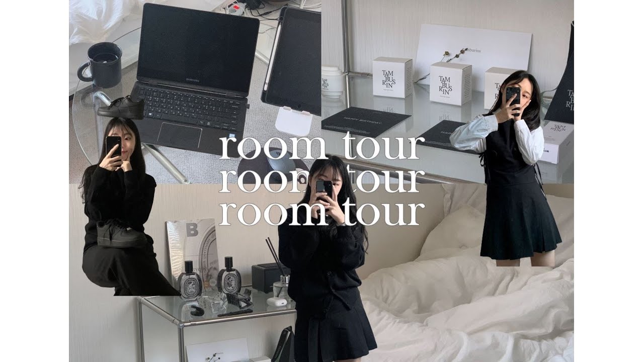 roomtour ! | 무채색에 충실한, 작고 소중한 1.5룸 자취방 룸투어