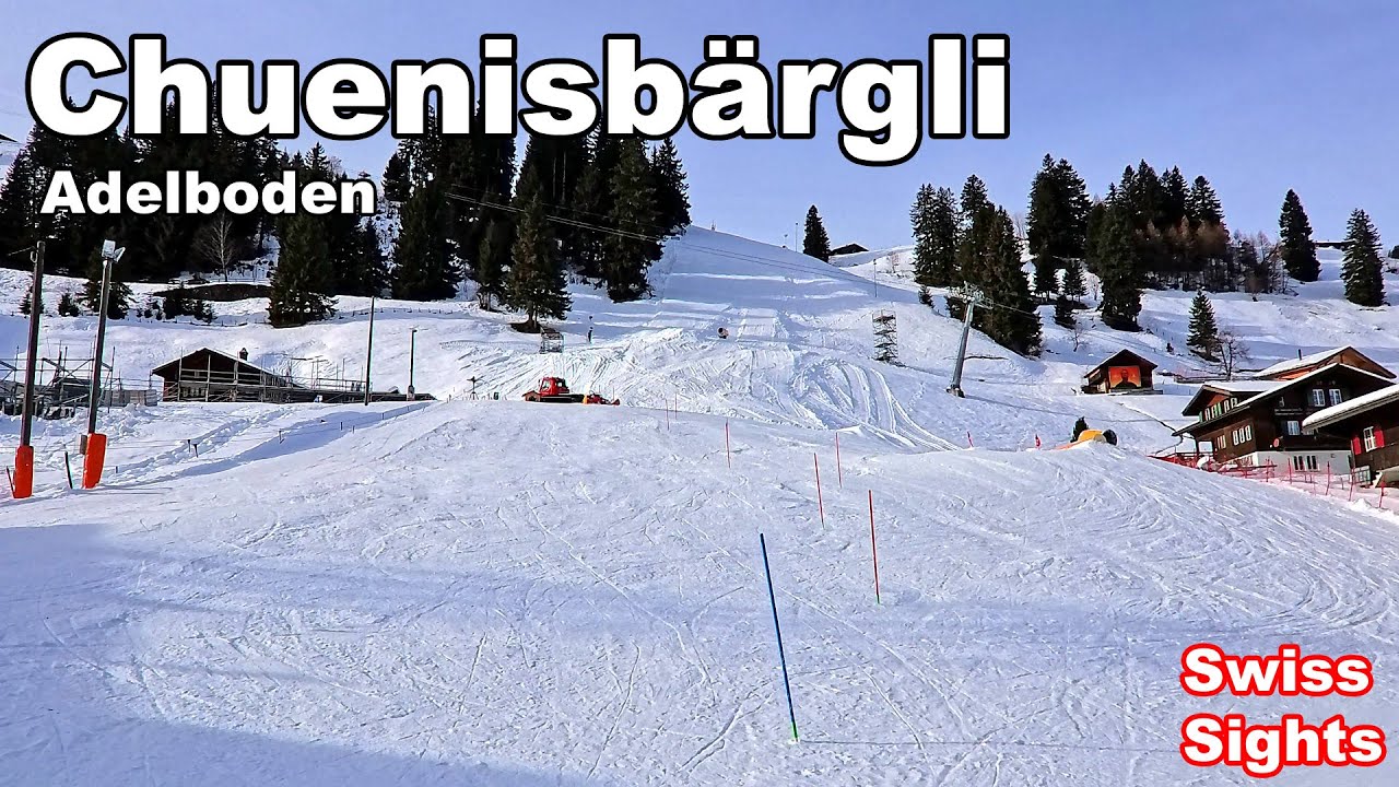 Chuensibargli Adelboden Famous Ski Worldcup Slope