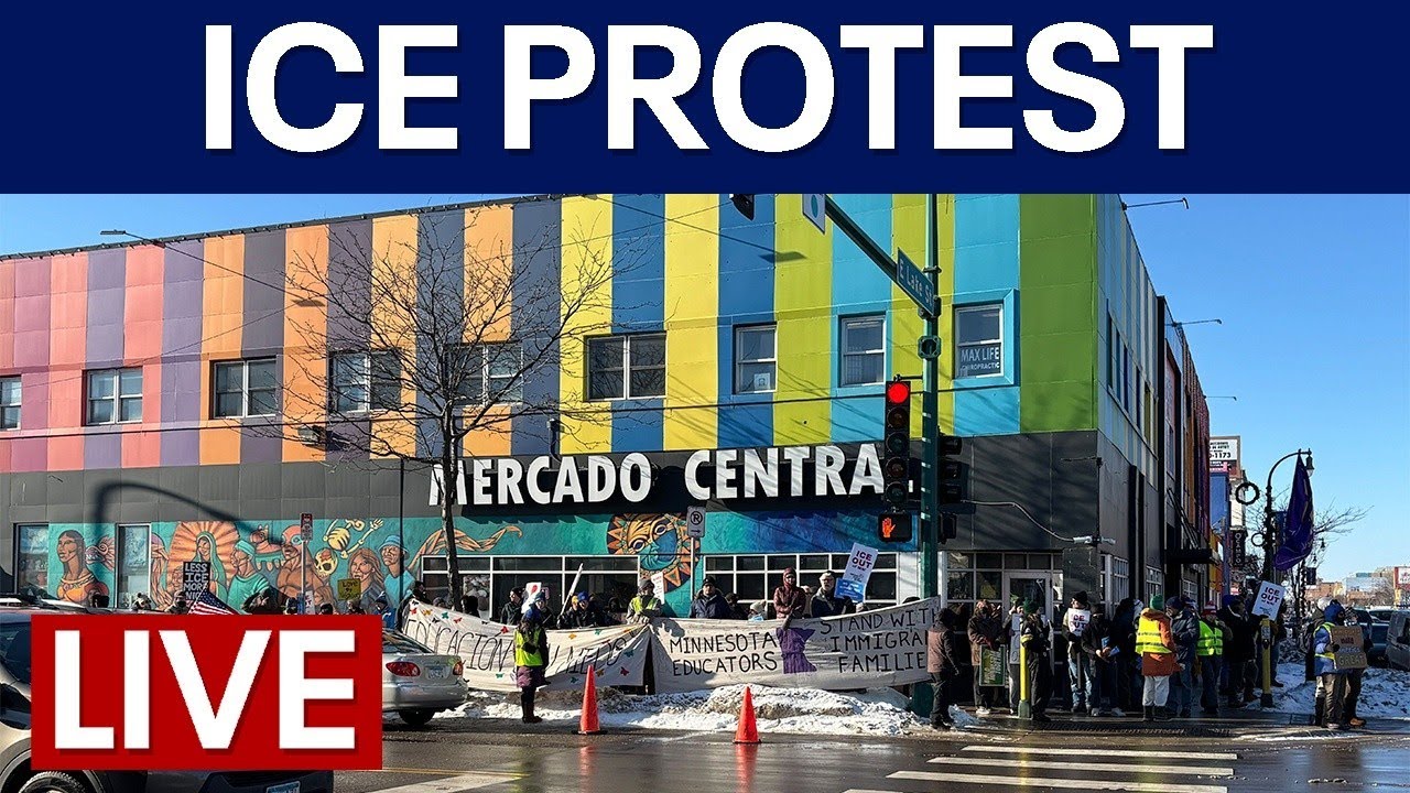 LIVE | ICE protest in Minneaolis
