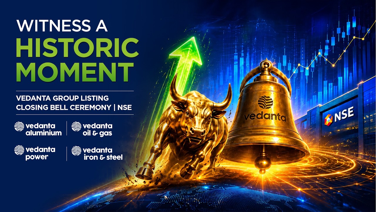 LIVE: Vedanta&rsquo;s Historic Listing Ceremony | NSE | June 15 | 3:00 PM