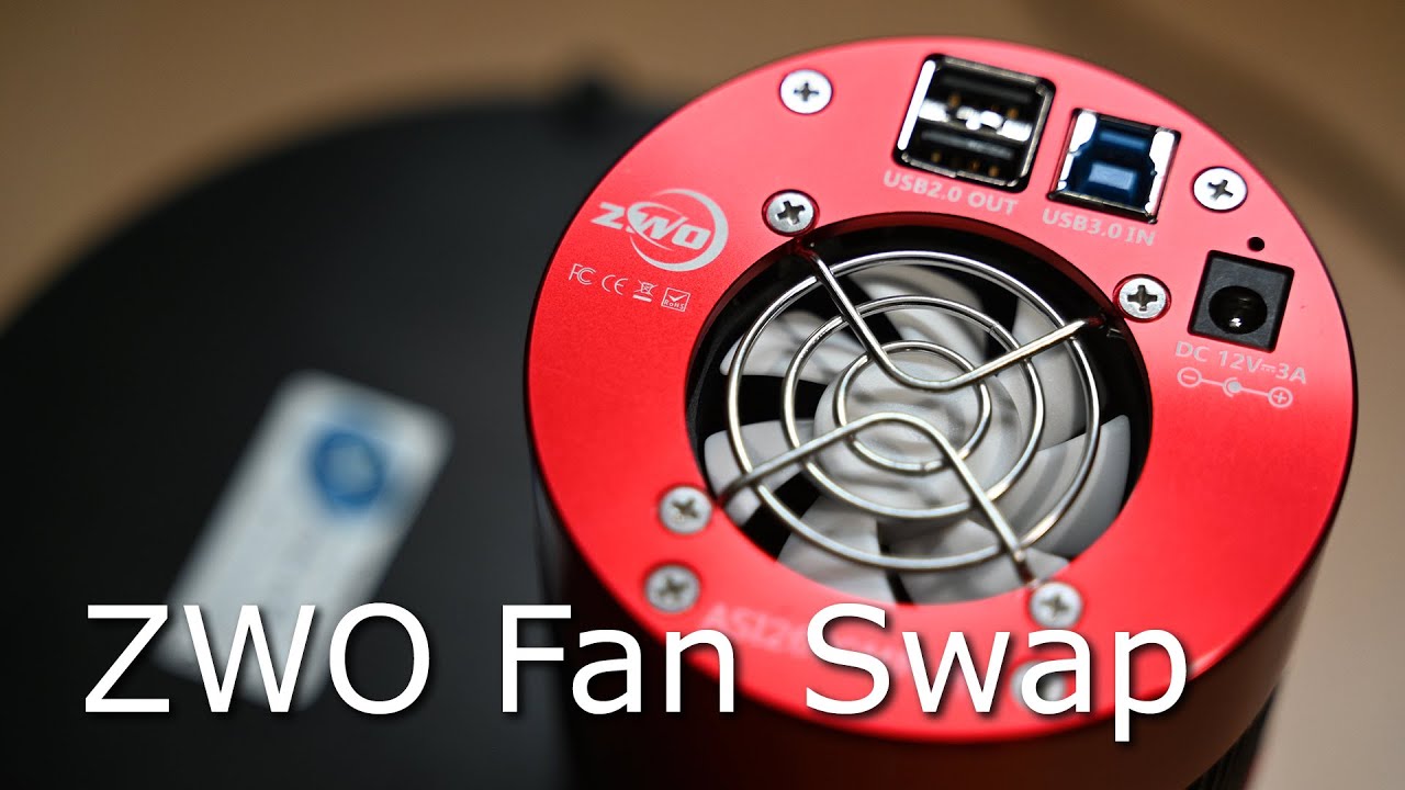 How to svap your ZWO ASI fan