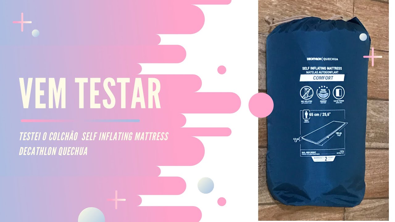 Testei o colchão Decathlon Quechua Self Inflating Mattress