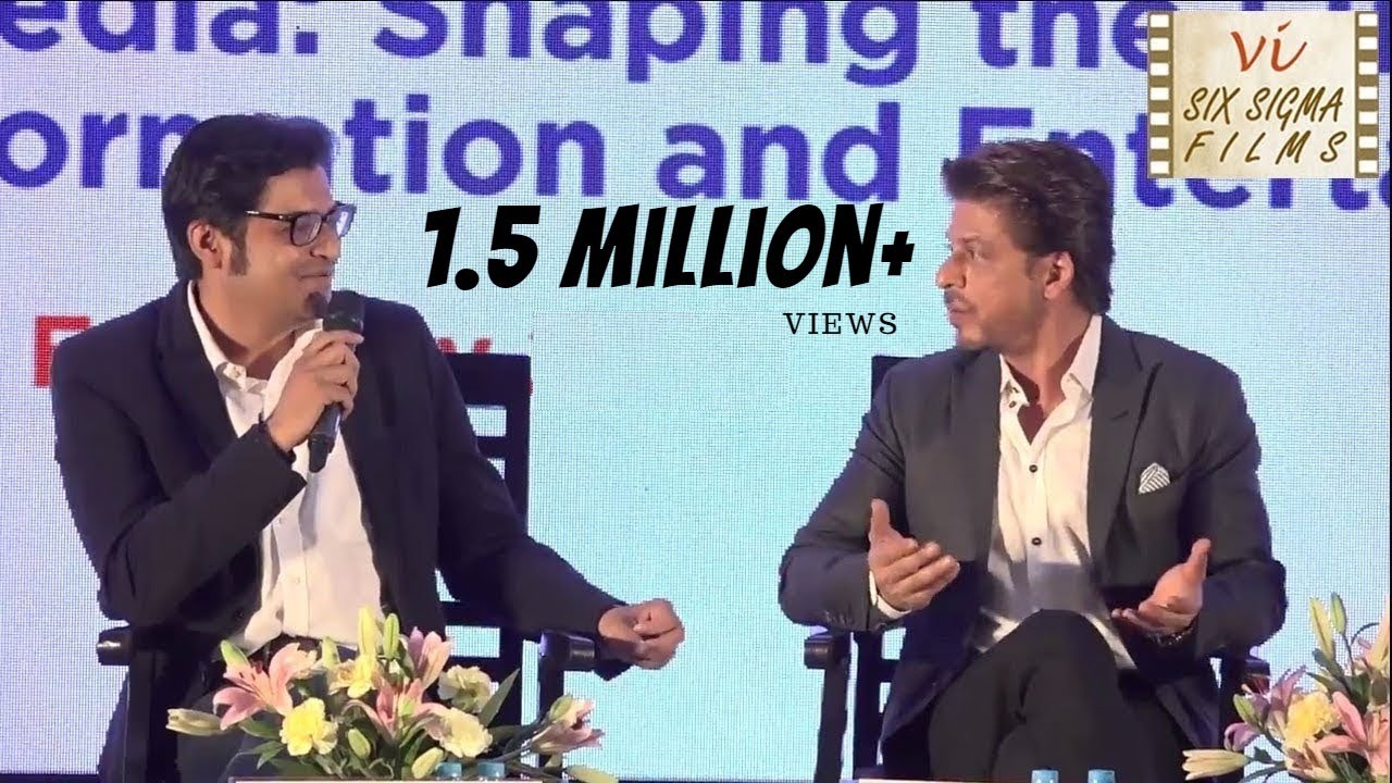 Arnab Goswami Vs Shah Rukh Khan In Public | Full Video | 1. 5 Million+ Views | Six Sigma Films