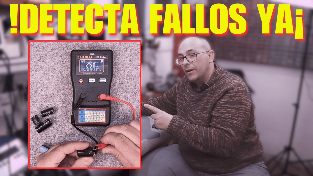 ¿Capacitores en Mal Estado? Aprende a Usar el Medidor ESR para detectarlos. Electronic-On