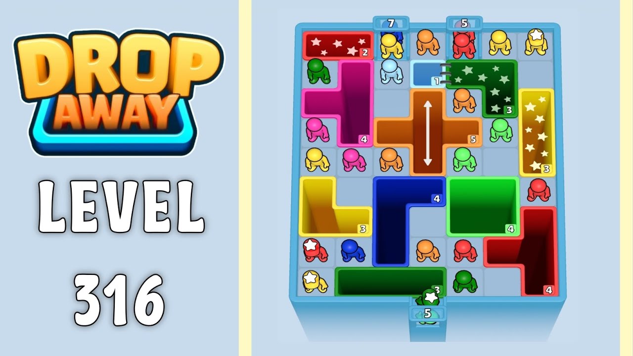 Drop Away level 316 solution