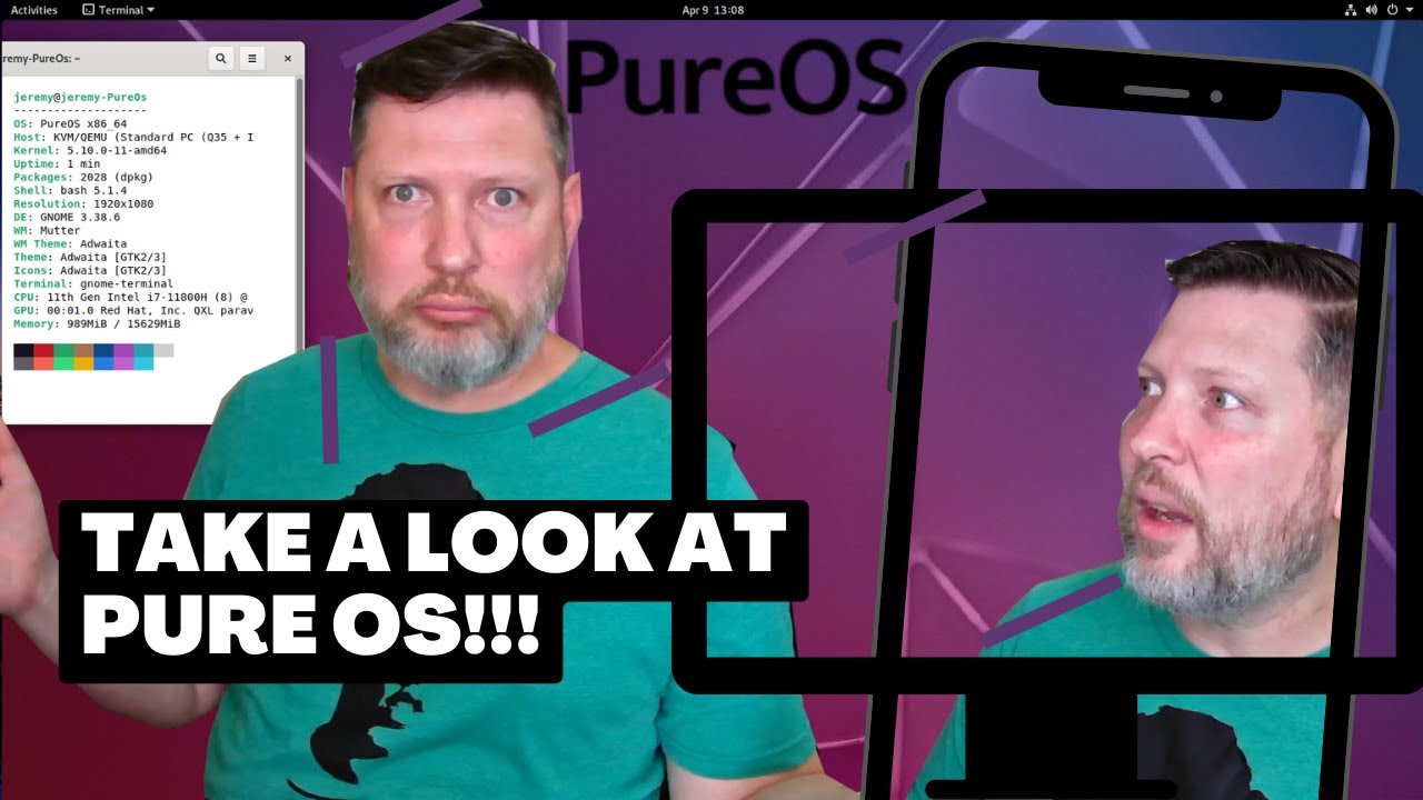 Взгляните на PureOs!!! Операционная система Linux, созданная для работы на вашем настольном компь...