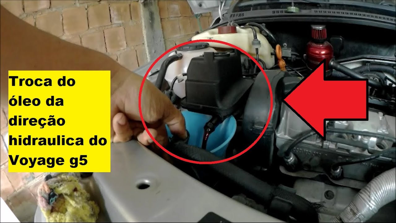 Como trocar o óleo da direção do Voyage g5 e derivados