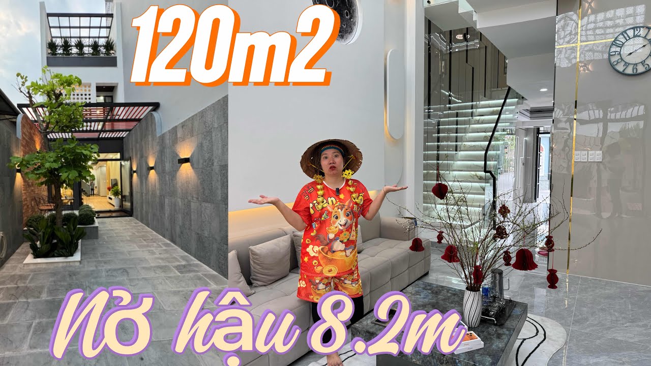 Vị trí trung tâm ngay đường Quang Trung quá rẻ 120m2 , nở hậu 8.2m có sân vườn rộng