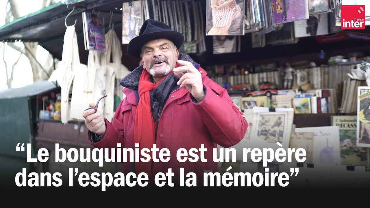 Portrait d'Albert, bouquiniste à Paris