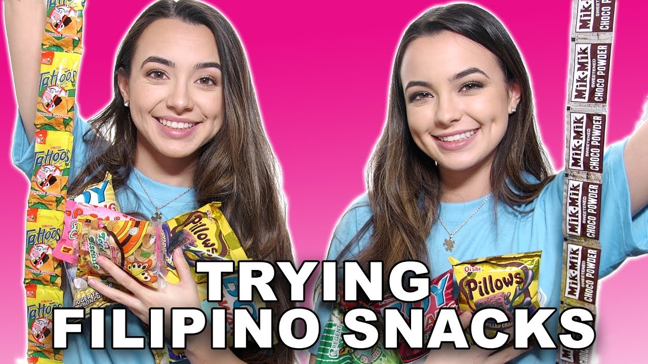 Trying Filipino Snacks - Merrell Twins