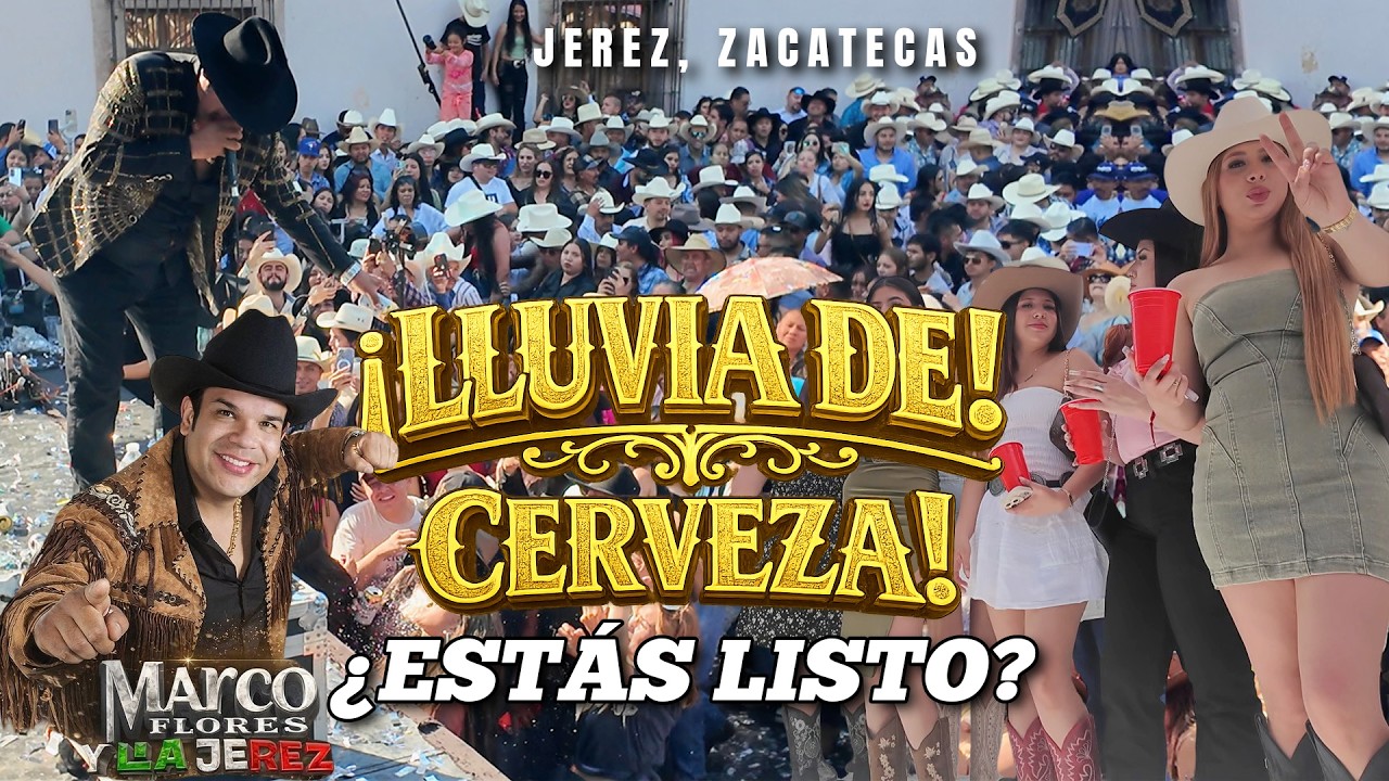 Esto pasa cada SÁBADO DE GLORIA EN JEREZ, ZACATECAS ¿estás listo para la lluvia de cerveza?