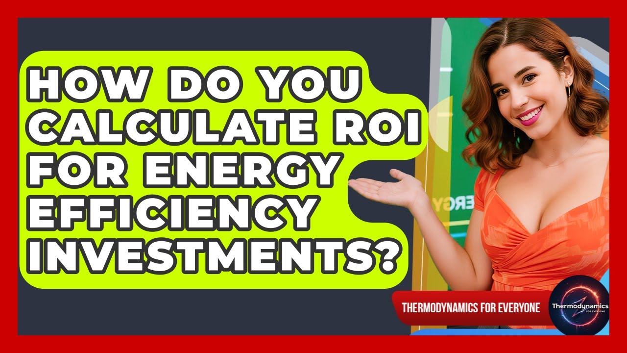 How Do You Calculate ROI For Energy Efficiency Investments? - Thermodynamics For Everyone