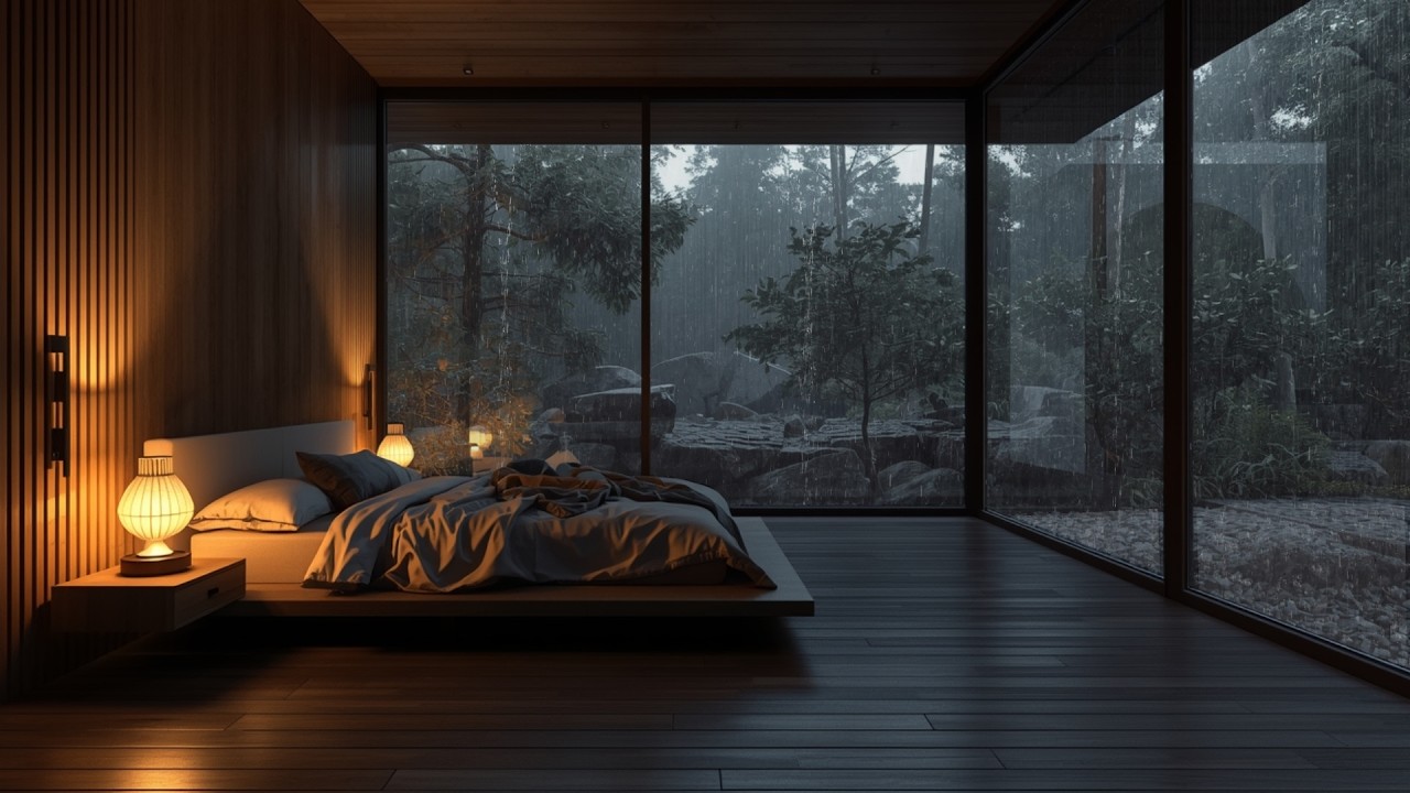 Soft Gentle Rain Sounds for Deep Sleep, Meditation and Calm Mind Without Thunder 🌧😴✨