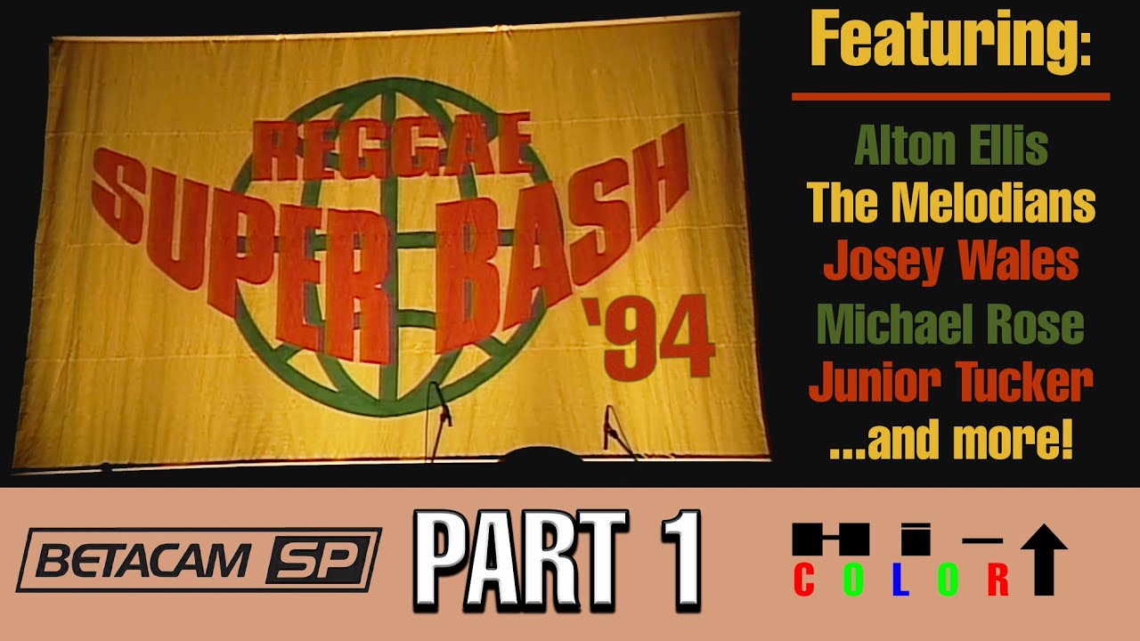 Melodians, Josey Wales - Reggae Super Bash '94 Part 1 (High Quality Reggae Dancehall Live Concert)
