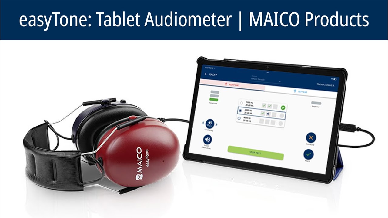 easyTone: tablet audiometer | MAICO Products