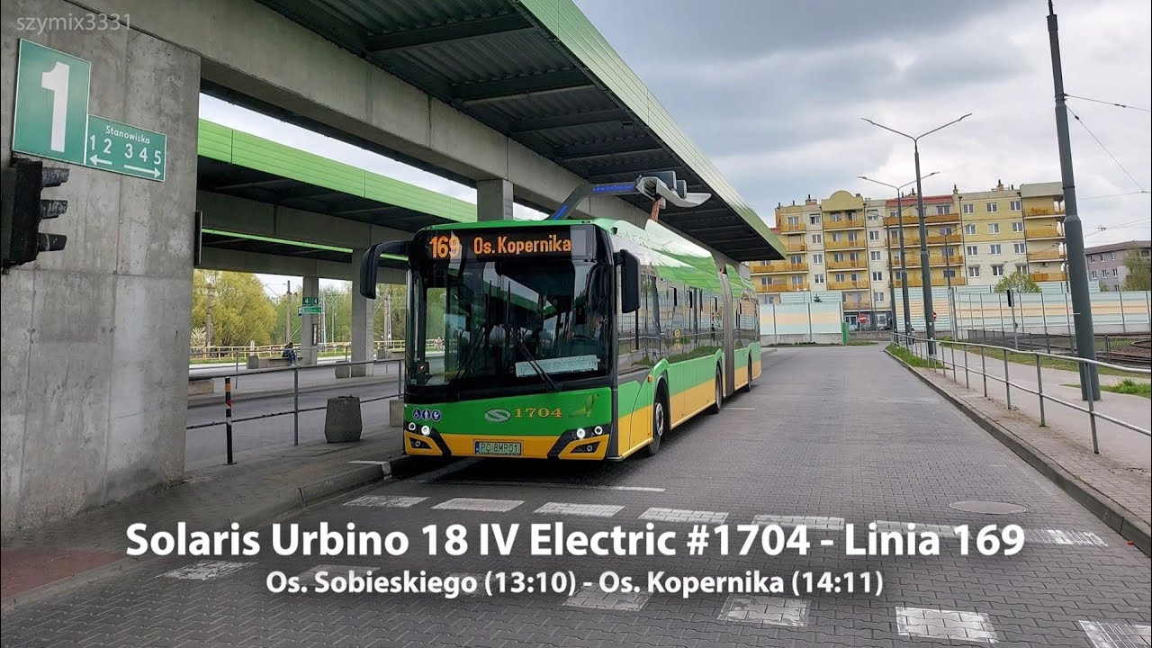 Linia 169 | Solaris Urbino 18 IV Electric #1704 - MPK Poznań