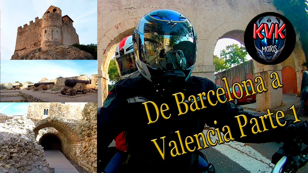 De Barcelona a Valencia en dos días Parte 1, en moto por el mundo