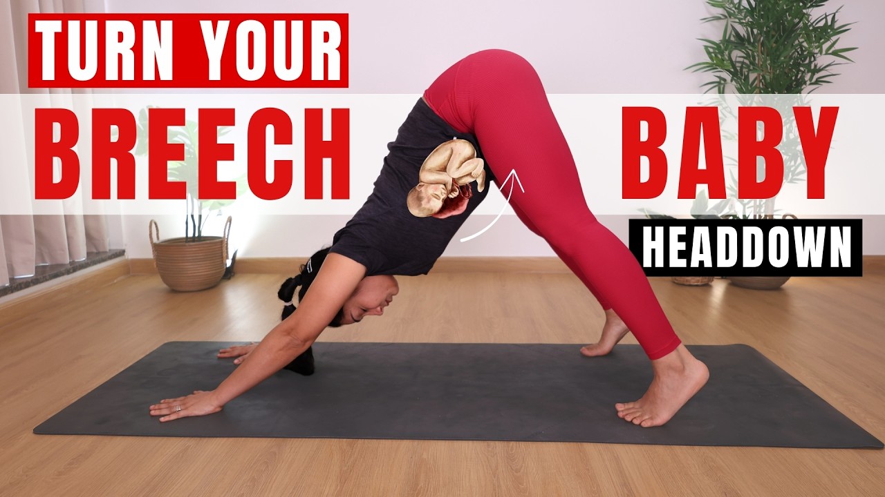 How to turn a Breech Baby | 5 Exercises to help turn a Breech Baby into Head Down position