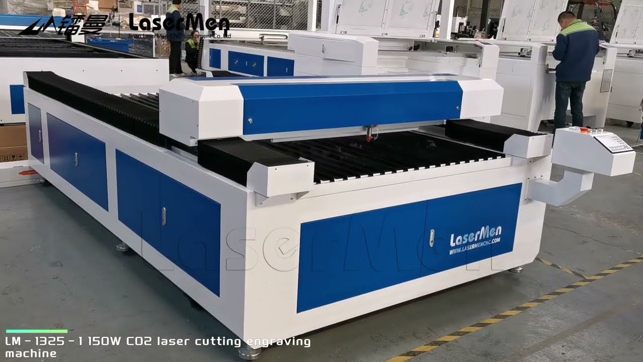 LaserMen LM-1325-1 150w large size CO2 laser cutting engraving machine for nonmetals #lasermen
