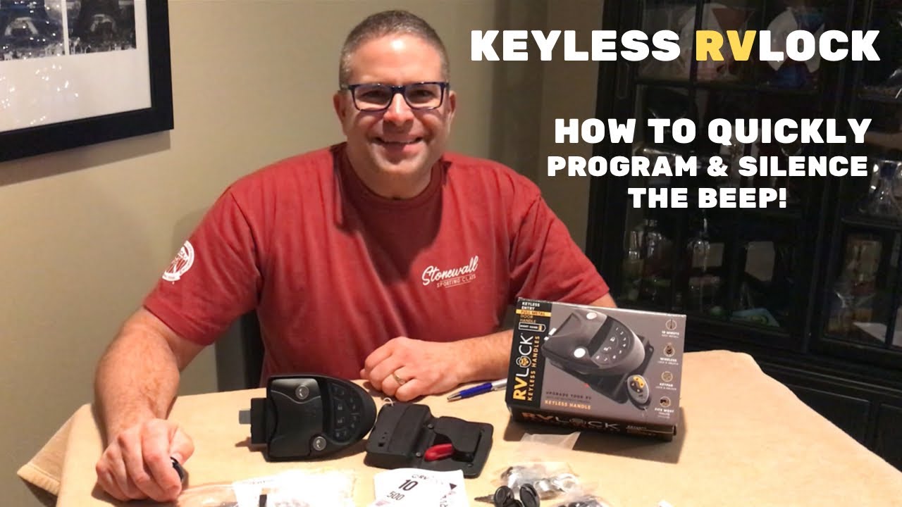 RVLock keyless entry, How to quickly program #rvlife #werv #rockwood