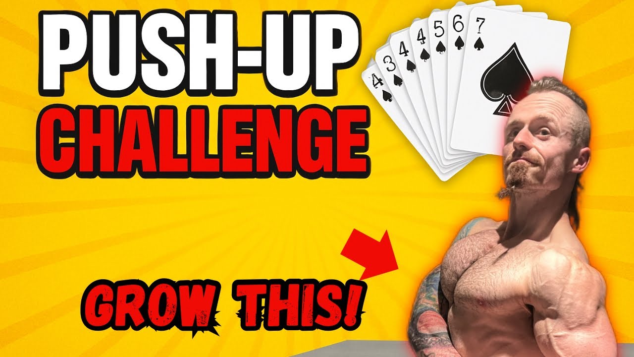 Deck of Cards Push-Up Challenge 🔥 Blow Up Your Chest FAST!