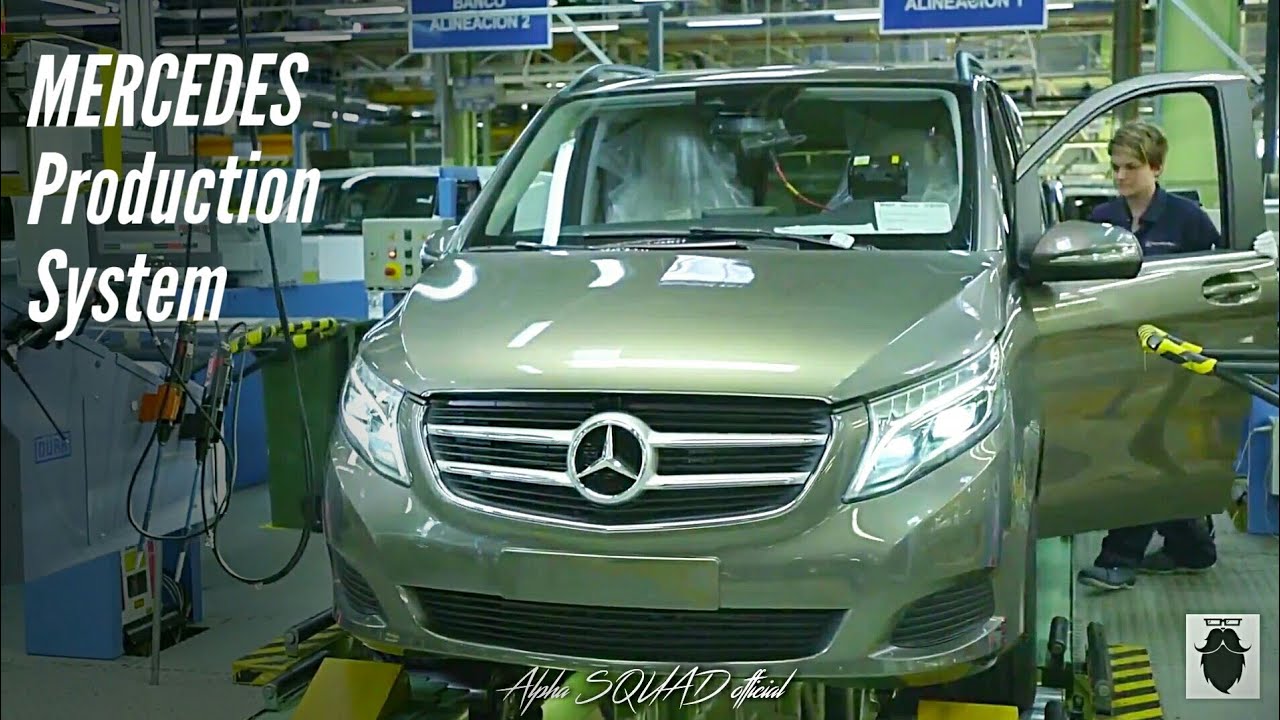 Mercedes V-Class Manufacturing, Production & Assembly | Mercedes Production System; Mercedes Factory