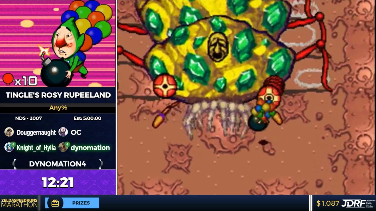 ZSR Marathon 2018 - Freshly-Picked: Tingle's Rosy Rupeeland Any% by dynomation4 (with 100% Ending)