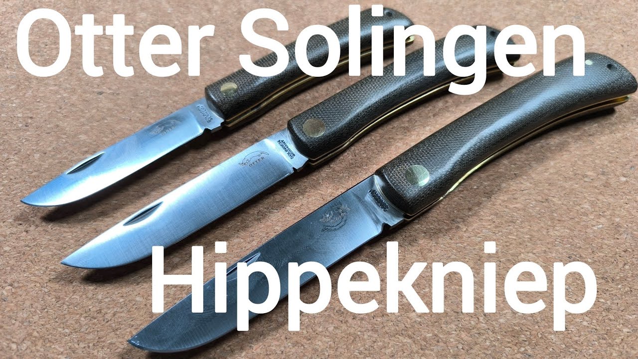 Messervorstellung - Otter Hippekniep in Micarta - 42a konformer, traditioneller Worker aus Solingen
