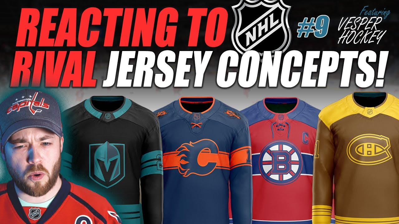 Reacting to RIVAL NHL Jersey Concepts! Ft @vesperhockey