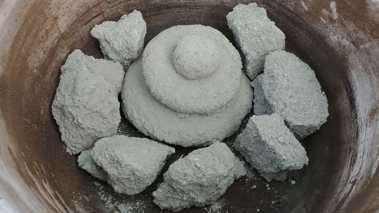 ASMR: Dry & Water Crumbling: Dedicated to @Laraib Malik | Reused Pure Cement Grainy crunchy