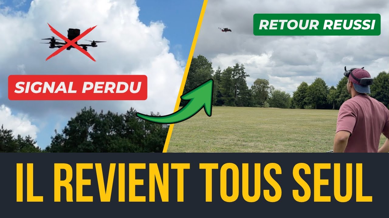 Mon drone revient et se pose tout seul ! GPS RESCUE Voici comment j’ai fait !