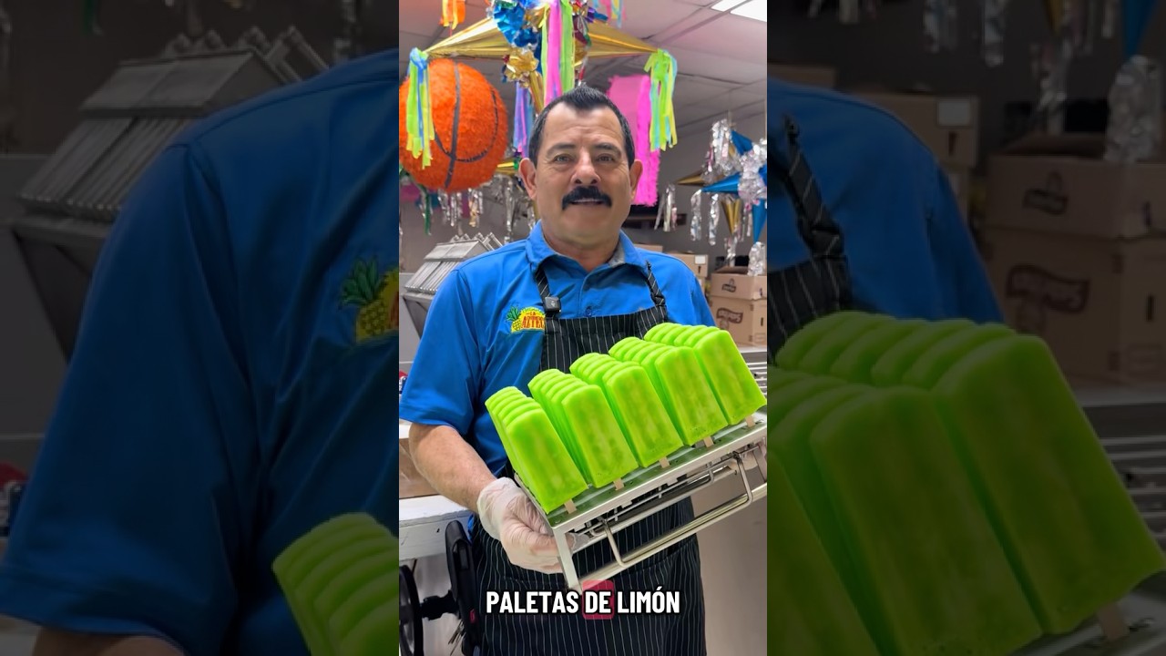 Aprende a fabricar paletas de Lim&oacute;n 🍋&zwj;🟩 #parati #fyp #paletas #mexicanfood