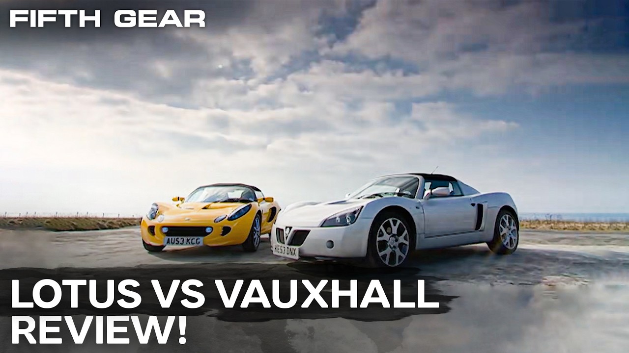 Lotus Elise vs Vauxhall VX220 Turbo | Fifth Gear