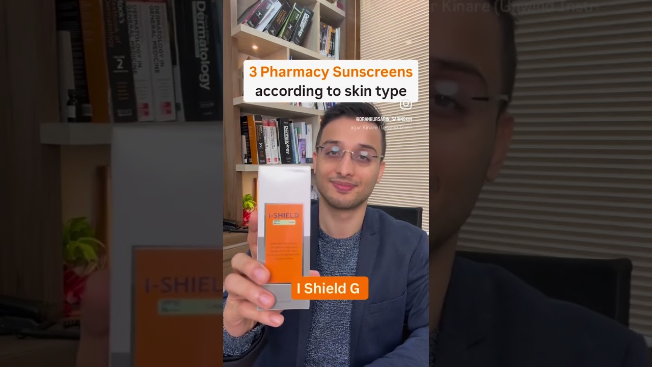 3 Sunscreens according to skin type. | Dr. Ankur Sarin | #skincare #dryskin #oilyskin #youtubeshorts