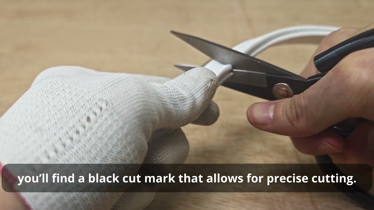 How to cut led neon rope light in the right position?