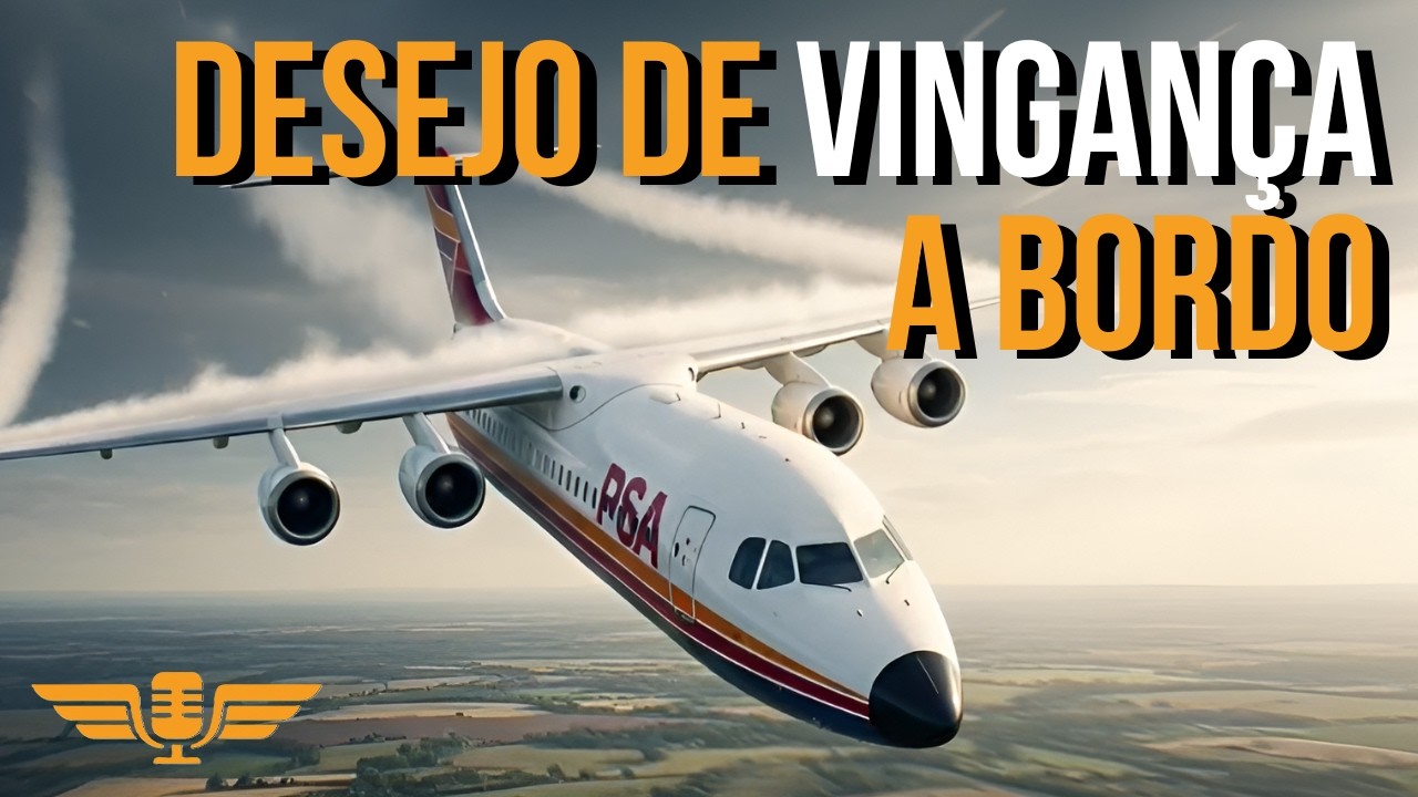 Alguém com ÓDIO Causou a TREAGÉDIA do Voo da PSA - Pacific Southwest Airlines Voo 1771