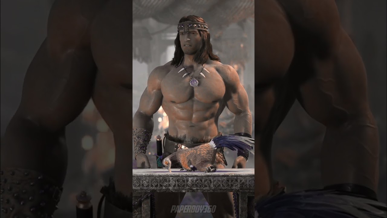 Conan The Barbarian MK1 - All Test Your Might #shorts #mk1 #conan