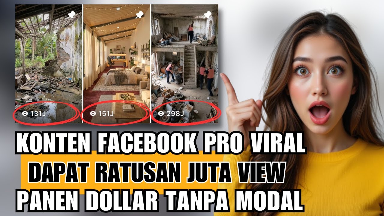 Ratusan Juta Views di FB PRO‼️ Panduan Bikin Konten Renovasi Rumah yang Lagi Viral di Facebook Pro