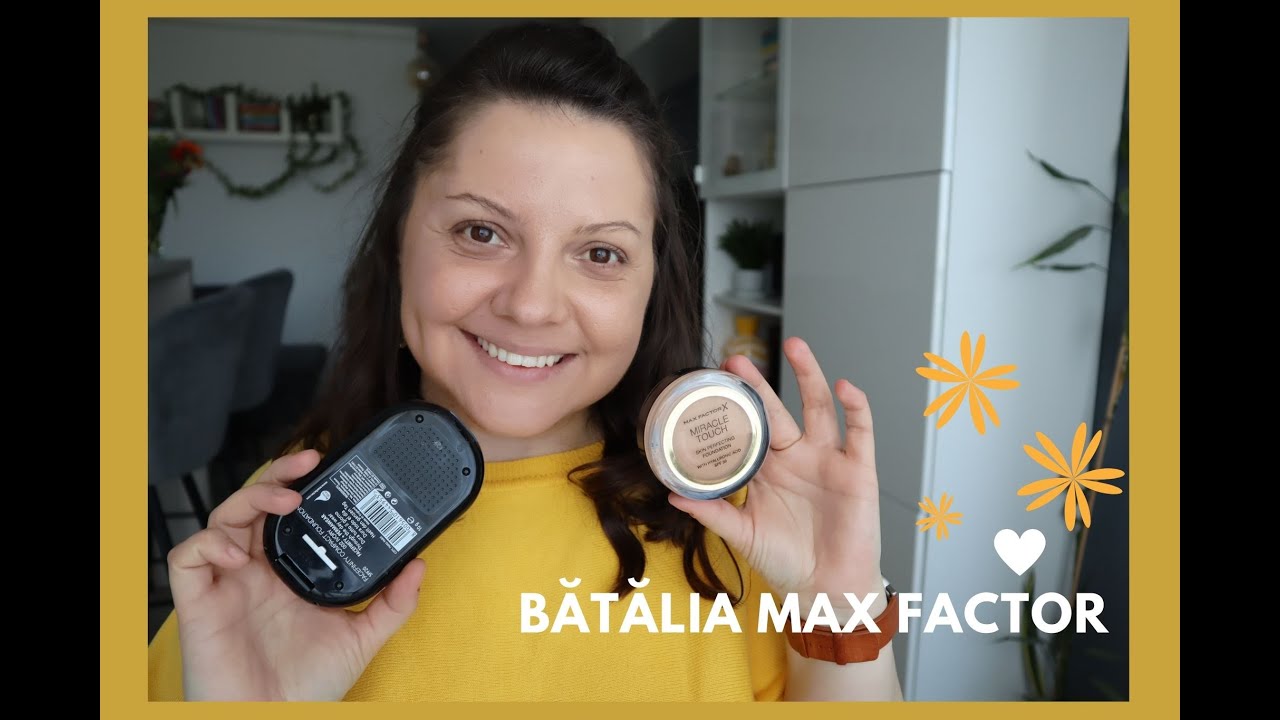 Azi testăm împreună 2 fonduri de ten Max Factor, Facefinity vs Miracle Touch / Gáspár Mihaela Elena